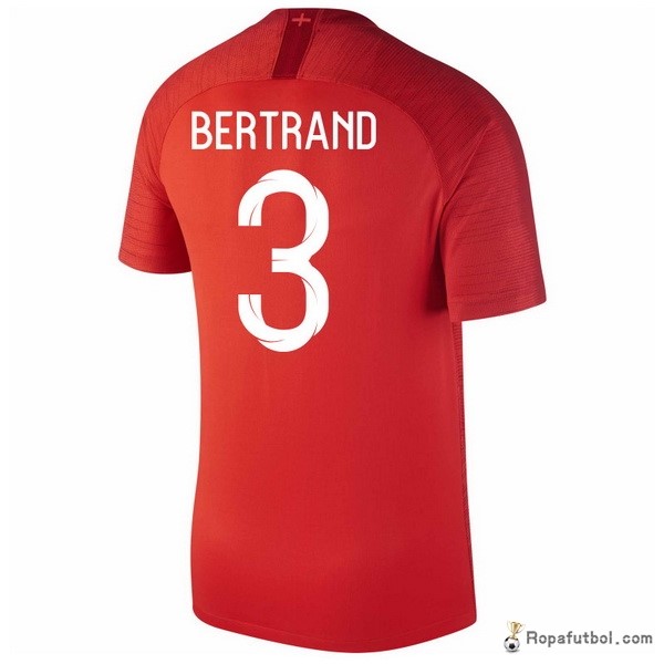 Camiseta Inglaterra Replica Segunda Ropa Bertrand 2018 Rojo